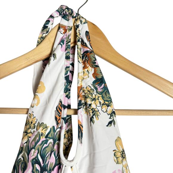 Maaji Jacobean Maia Plunge Floral Paisley Print Reversible One Piece Swimsuit M - Picture 5 of 13